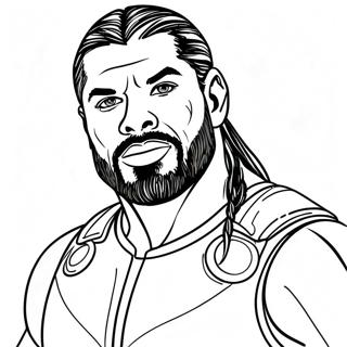 Roman Reigns Ausmalbilder