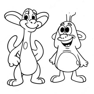 Ren Und Stimpy Ausmalbild 112830-48878