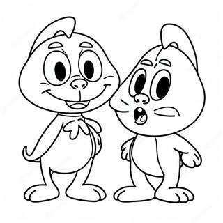 Abenteuerliches Ren Und Stimpy Ausmalbild 112832 48886