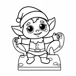 Verspielt Elf Countdown Ausmalbild 113298-49374