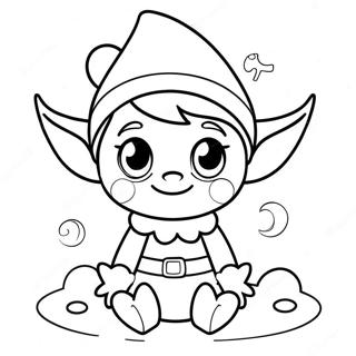 Verspielt Elf Countdown Ausmalbild 113298-49375