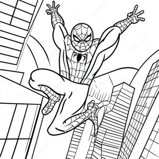 Spiderman Unter Uns Actionszene Ausmalbild 113450-49485