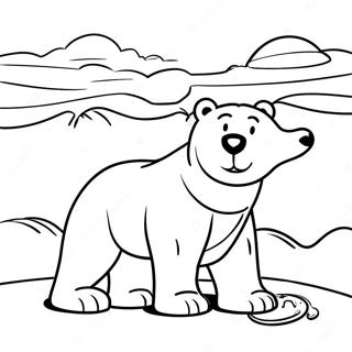 Coca Cola Eisbar Ausmalbild 114170 50046