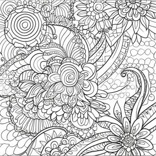 Geometrische Henna Muster Ausmalbild 114583 50373