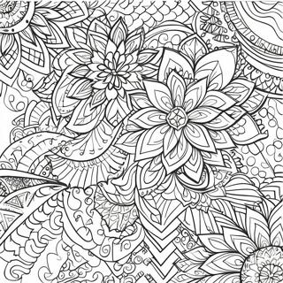 Geometrische Henna Muster Ausmalbild 114583 50374