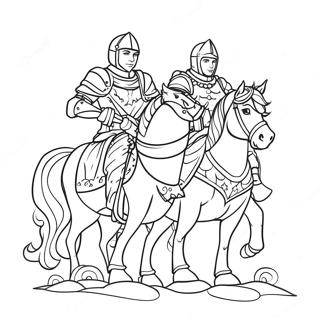 Magische Ritter Ausmalbild 114790-50533