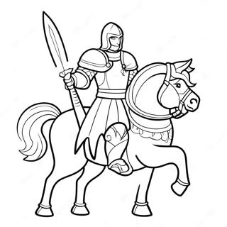 Magische Ritter Ausmalbild 114790-50534