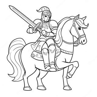 Magische Ritter Ausmalbild 114790-50535