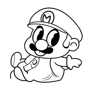 Super Mario Odyssey Cappy Ausmalbild 114864-50580