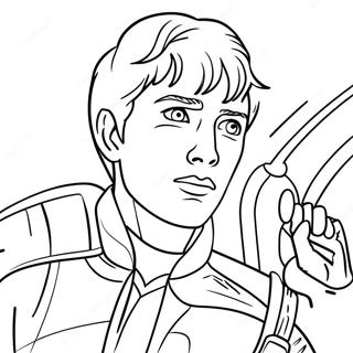 Johnny Cades Heroischer Moment Ausmalbild 114894 50613