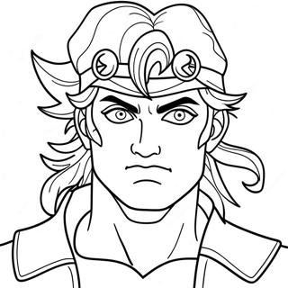Joseph Joestar Mit Hamon Ausmalbild 115176 50832