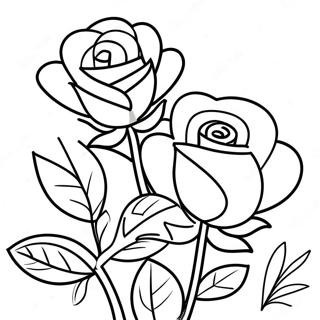 Schone Rosen Ausmalbild 115330-50943