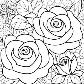 Schone Rosen Ausmalbild 115330-50944