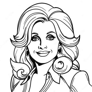 Dolly Parton Portrat Ausmalbild 115616-51175