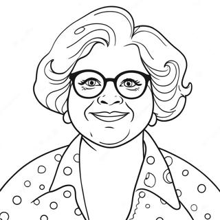 Lustige Tante Ausmalbild 115870 51363