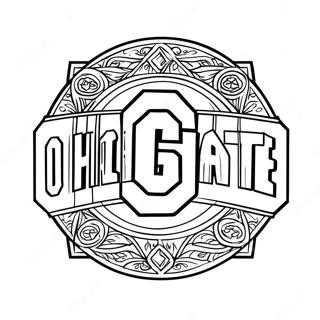 Ohio State Logo Ausmalbild 115895-51379