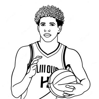 Lamelo Ball Ausmalbild 115920-51398