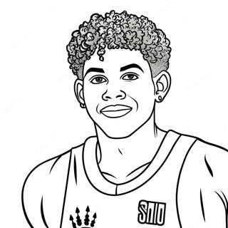 Lamelo Ball Ausmalbild 115920-51399