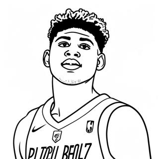 Lamelo Ball Ausmalbild 115920-51400