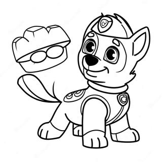 Rocky Paw Patrol In Aktion Ausmalbild 116388-51927