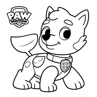 Rocky Paw Patrol Rettungsmission Ausmalbild 116391 51773