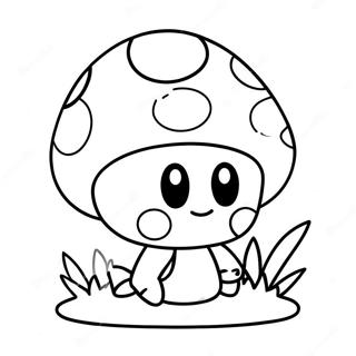 Niedlicher Mario Pilz Ausmalbild 116491-52005