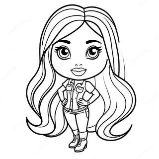 Stylisches Bratz Fashionista Ausmalbild 116901-52325