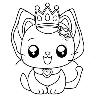 Prinzessin Kitty Ausmalbilder