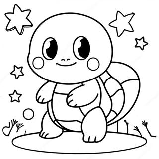 Schiggy Mit Weihnachtslichtern Ausmalbild 117059-52459