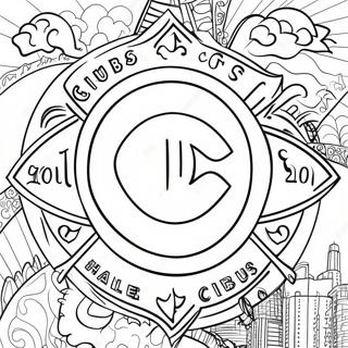 Chicago Cubs Baseball Ausmalbild 117160-52522