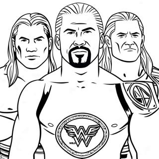 Wwe Meisterschafts Match Ausmalbild 117468 52763