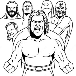 Wwe Ikonische Momente Ausmalbild 117469 52766