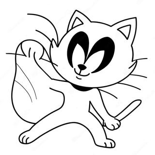 Heroischer Cat Noir In Aktion Ausmalbild 117650 52898