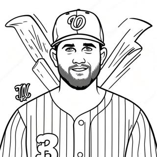 Bryce Harper Ausmalbilder