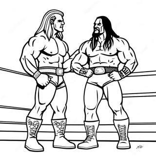 Epische Wwe Rivalitat Ausmalbild 117830-53040