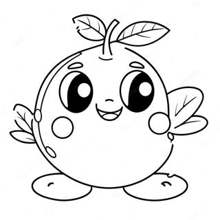 Cartoon Heidelbeer Freunde Ausmalbild 117936-53126