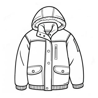 Gemutliche Winterjacke Ausmalbild 118346 53548