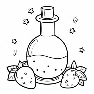 Sprudelnder Zaubertrank Ausmalbild 118525 53689