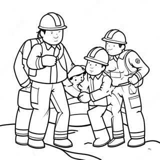 Erdbeben Rettungsteam Ausmalbild 118552-53718