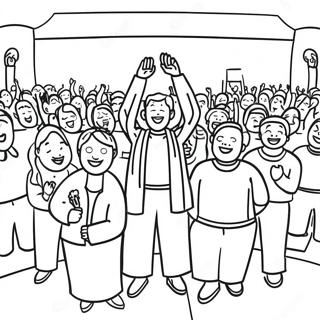 Lebendige Anbetungsszene Ausmalbild 118731 53850