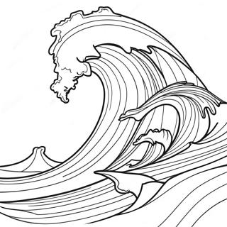 Brechende Surf Wellen Ausmalbild 118756 53871