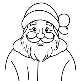 Frohlicher Weihnachtsmann Ausmalbild 118936 54010