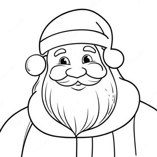 Frohlicher Weihnachtsmann Ausmalbild 118936 54011