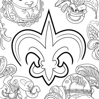 New Orleans Saints Ausmalbild 119011-54063