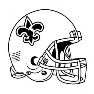 New Orleans Saints Logo Ausmalbild 119012-54067