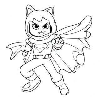 Anime Junge Im Superheldenkostum Ausmalbild 119038 54092