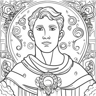 Midas Mit Funkelndem Gold Ausmalbild 119192 54209