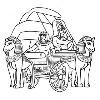 Pharaos Wagen Ausmalbild 119269-54269