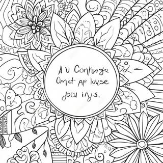 Freudige Ermutigende Zitate Ausmalbild 119475 54432