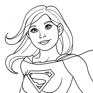 Supergirl Ausmalbilder